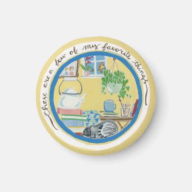 Aimant Voici quelques-unes de mes choses préférées comme  (Devant)