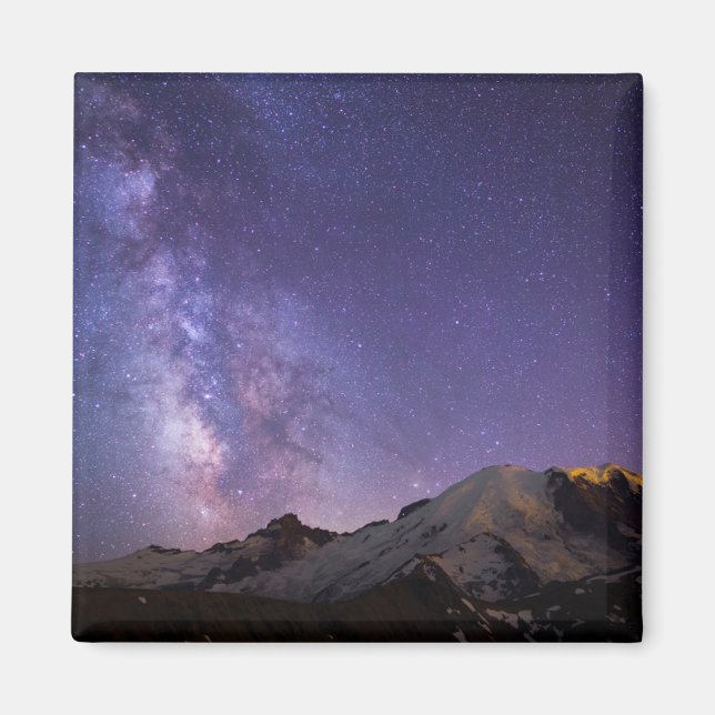 Aimant Voie Lactée et Mont Rainier | État de Washington (Devant)