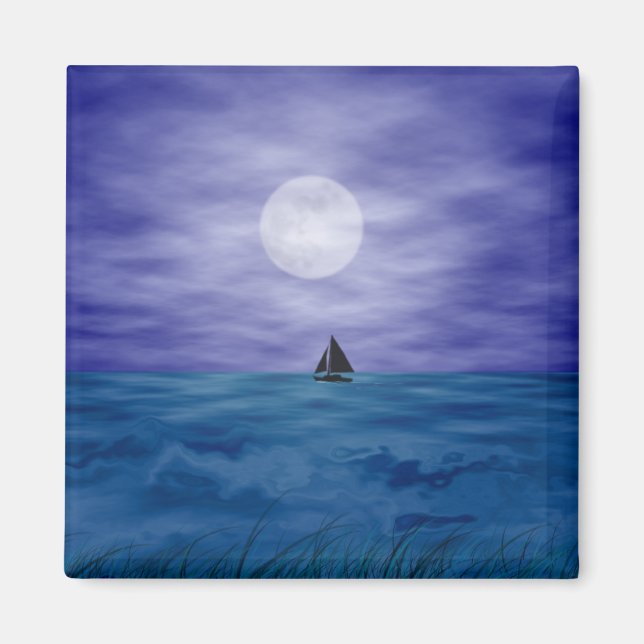 Aimant Voile Sous La Lune (Devant)