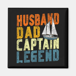 Aimant Voilier à voile rétro vintage mari papa capitaine