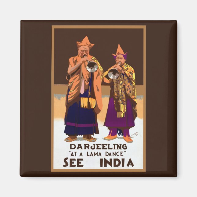 Aimant Voir Inde ~ Darleeling (Devant)
