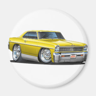 Aimant Voiture 1966-67 jaune de nova