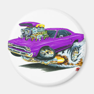 Aimant Voiture 1968-69 de pourpre de Plymouth GTX