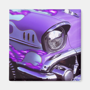 Aimant Voiture classique : Chevrolet avec le capot