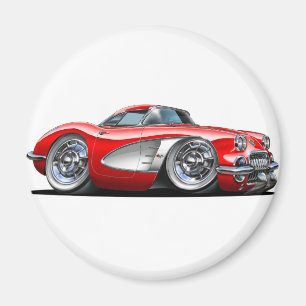 Aimant Voiture de rouge de Corvette