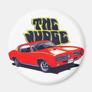 Aimant Voiture de rouge de juge de 1969 GTO