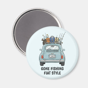 Aimant Voiture Fiat de pêche