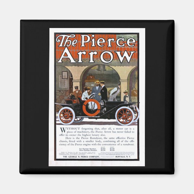 Aimant Voiture Pierce Arrow (Devant)