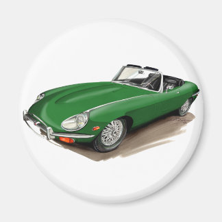 Aimant Voiture verte Jaguar XKE