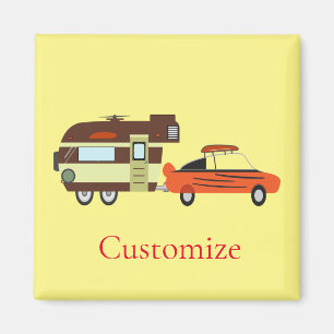 Aimant Voiture Vintage et Camper Thunder_Cove