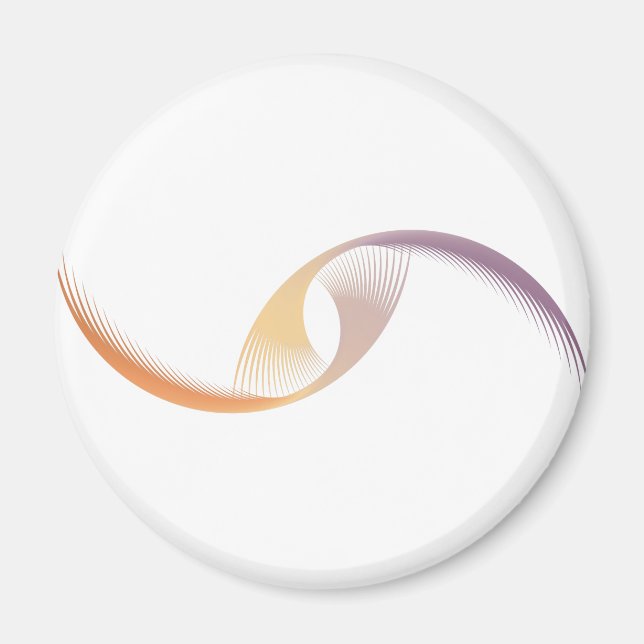 Aimant Vol Abstrait (Devant)