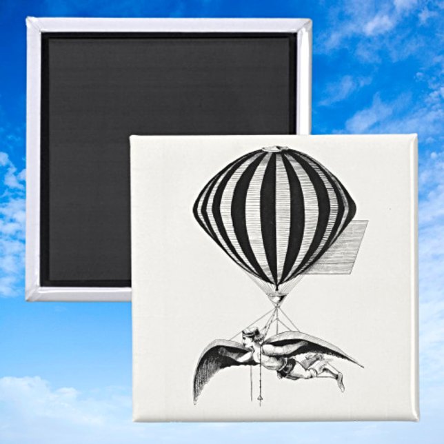 Aimant Vol d'imagination : Aérien Vintage (Créateur téléchargé)