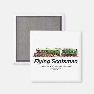 Aimant Volant Scotsman Steam Train Anglais Locomotive