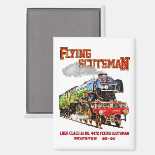 Aimant Volant Scotsman Steam Train Anglais Locomotive