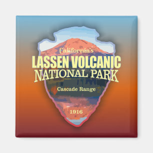 Aimant Volcan de Lassen (pointe de flèche)