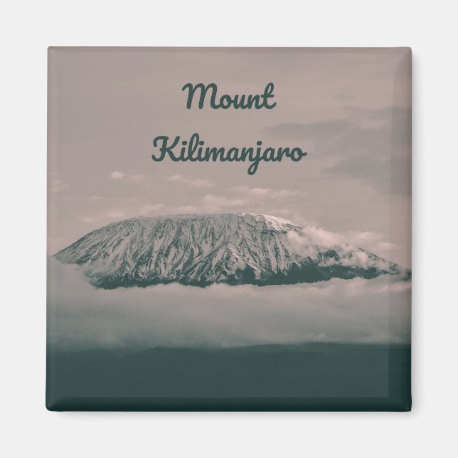 Aimant Volcan de neige du Kilimandjaro en Tanzanie Afriqu (Devant)