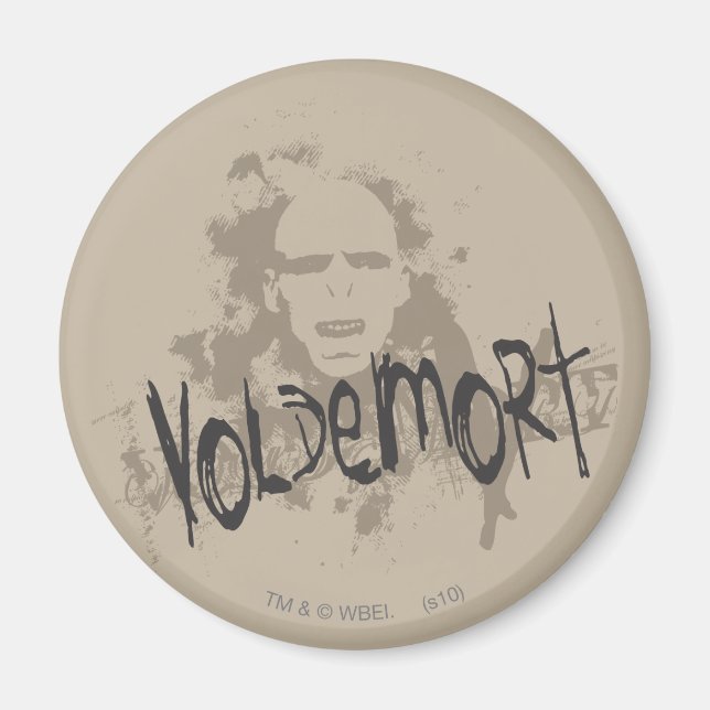 Aimant Voldemort Arts Graphiques Sombres (Devant)