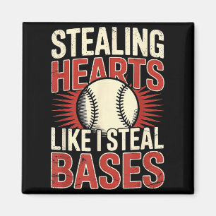 Aimant Voler les cœurs comme je vole des bases Baseball V