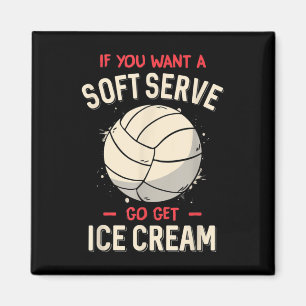 Aimant Volley-ball Amusant Si Vous Voulez Un Volley-ball