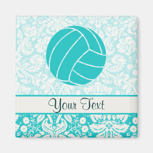 Aimant Volleyball turquoise