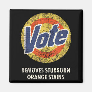 Aimant Vote anti-trump lessive drôle vintage An