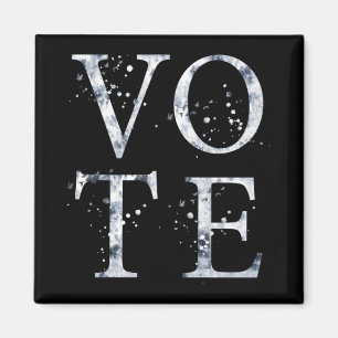Aimant Vote Bleu Rustique