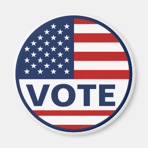 Aimant Vote du drapeau américain