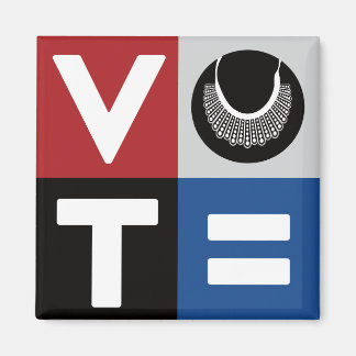 Aimant Vote pour RBG et Égalité pour tous