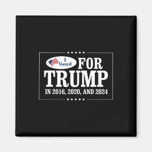 Aimant Voté Pour Trump En 2016 2020 Et 2024