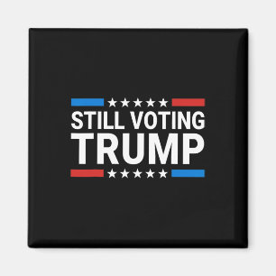 Aimant Voter Trump 2024 Drapeau patriotique américain Hom