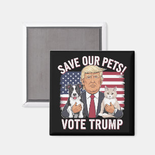 Aimant Votez Trump Sauvez Nos Animaux Chats Chiens 2024 E