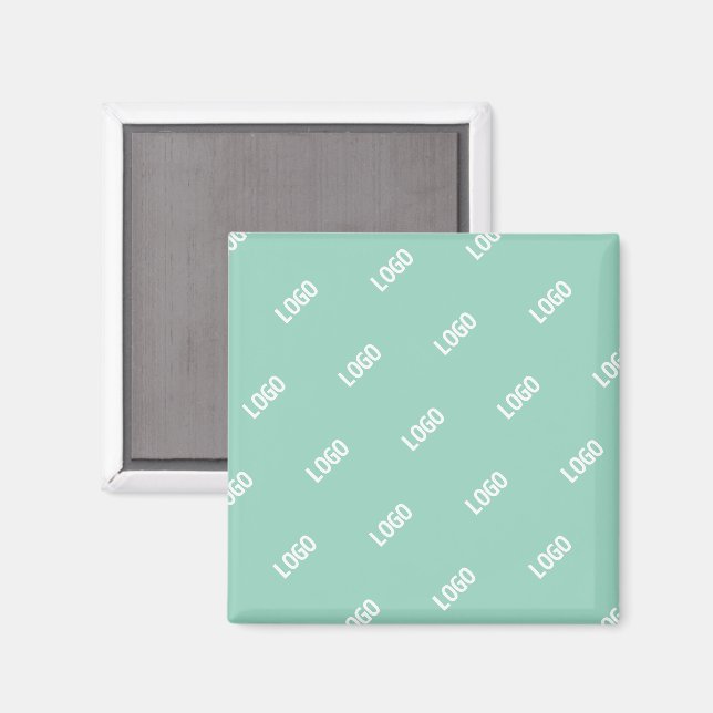 Aimant Votre image ou logo téléchargé en mosaïque | Turqu (Recto/Verso)