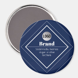 Aimant Votre logo et design moderne personnalisable | Ble