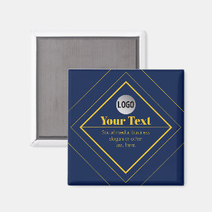 Aimant Votre logo et modèle de design personnalisable