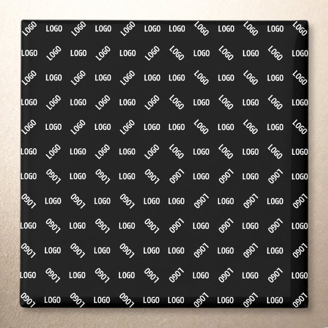 Aimant Votre logo/image | Matelas géométrique moderne uni (Créateur téléchargé)