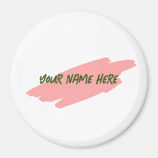 Aimant Votre nom ici, Personnaliser 3" Balise de nom de l
