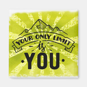 Aimant Votre seule limite est votre inspiration motivatio