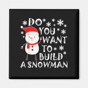 Aimant Voulez-Vous Construire Un Bonhomme De Neige Douce