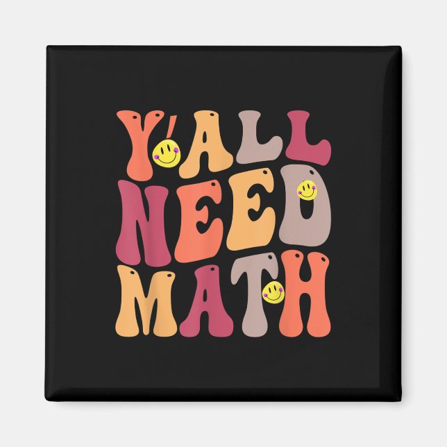 Aimant Vous avez besoin de mathématiques mathématiques Ha (Devant)