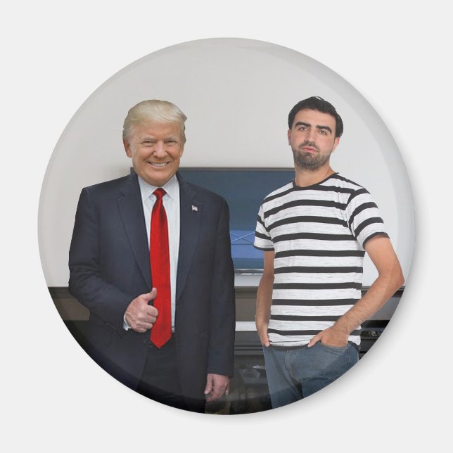 Aimant Vous avez rencontré le président Donald Trump | Aj (Devant)