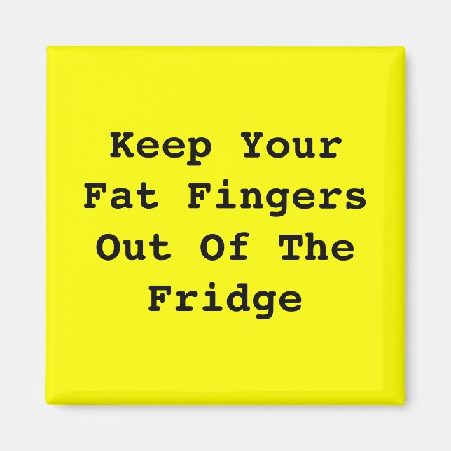 Aimant Vous êtes à la diète (Devant)