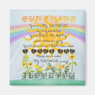 Aimant Vous êtes mon soleil