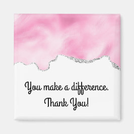 Aimant Vous faites une différence Parties scintillant ros