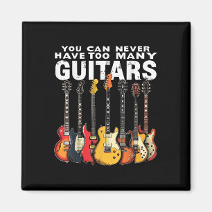 Aimant Vous ne pouvez jamais avoir trop de guitares Musiq