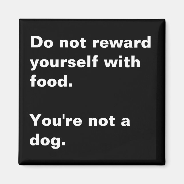 Aimant Vous n'êtes pas un chien. (Devant)