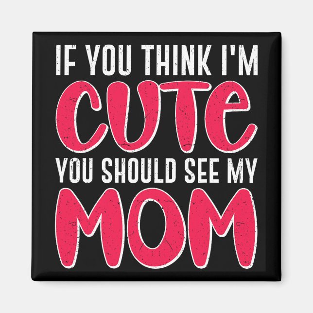 Aimant Vous pensez que je n° 39 ; n° 39 ; m mignon, vous  (Devant)