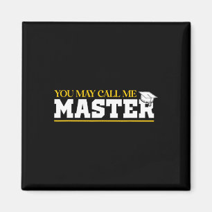 Aimant Vous Pouvez M'Appeler Master 2025 Masters Diplôme