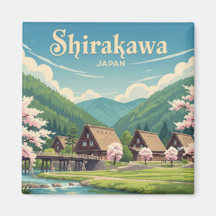 Aimant Voyage à Shirakawa Gifu Japon