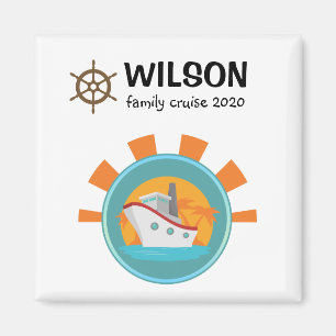 Aimant Voyage de croisière en famille Keepsaké