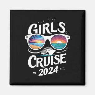 Aimant Voyage de croisière pour filles 2024 Amateurs de v